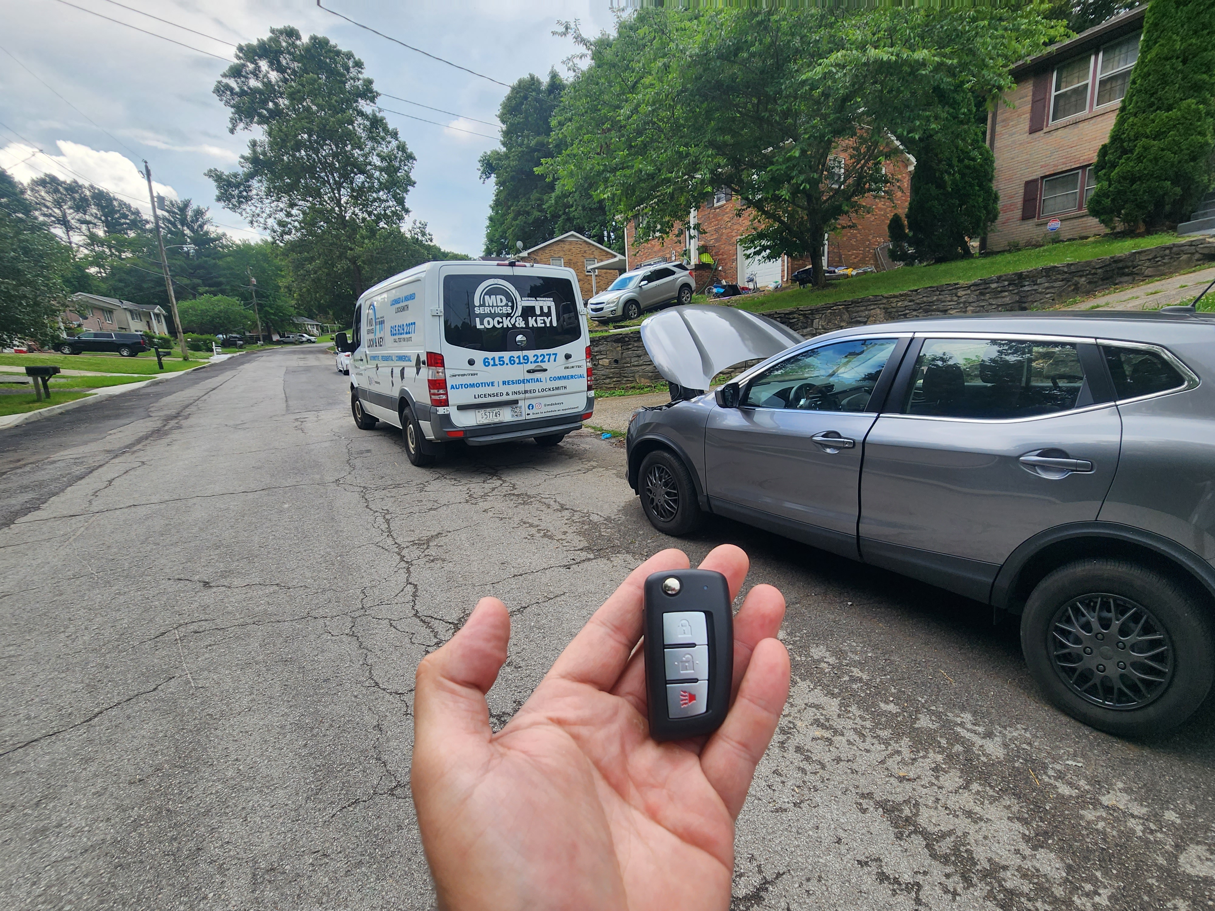 Key Recovery Made Easy: MDS Services Lock and Key in Antioch, TN, Comes to the Rescue for a 2019 Nissan Rogue Owner!