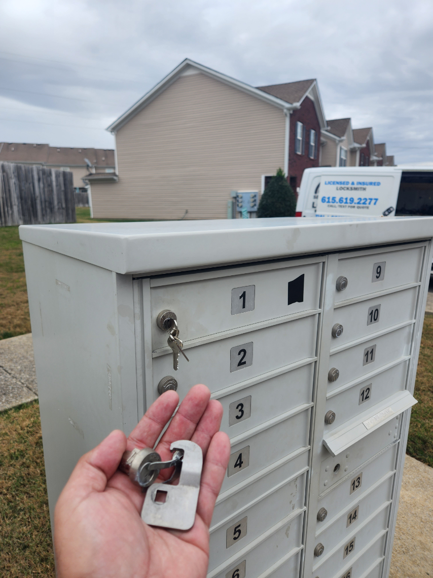 Mail box lock replacement