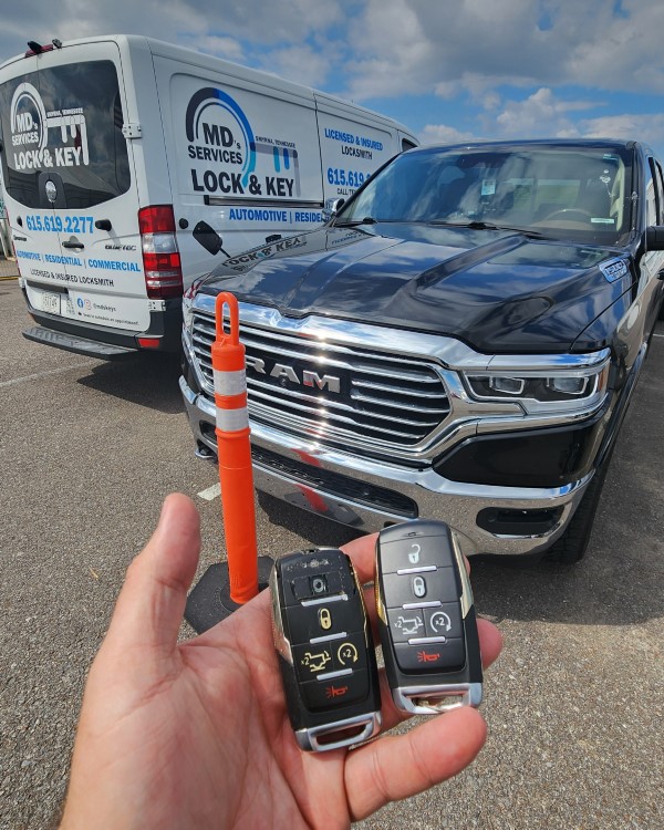 Referred Client from Spring Hill, TN, Thrilled with Smart Key Service for 2021 Dodge Ram