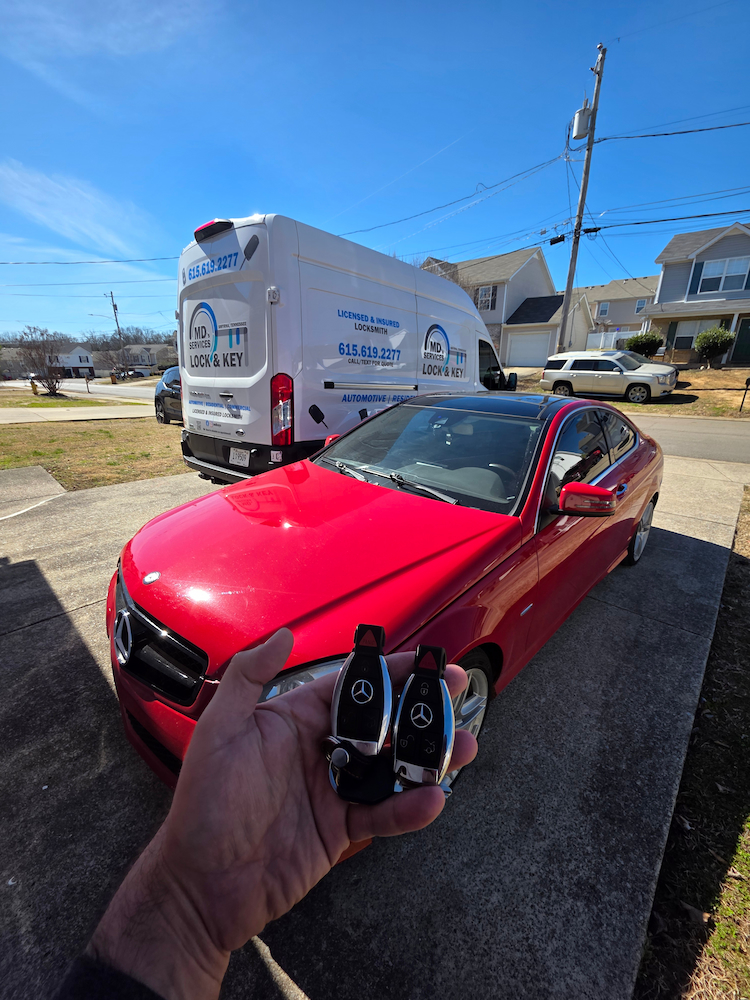 Spare Key Creation for a 2012 Mercedes Benz C250 in LaVergne, TN